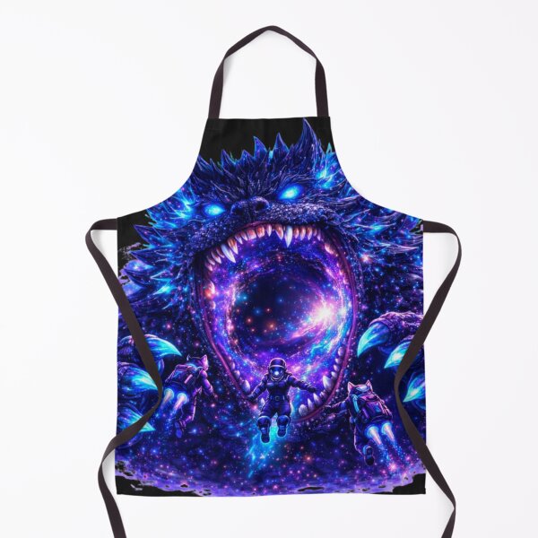 Item preview, Cosmic Neon Monster vs Astronaut designed and sold by Nika Art Studio.
