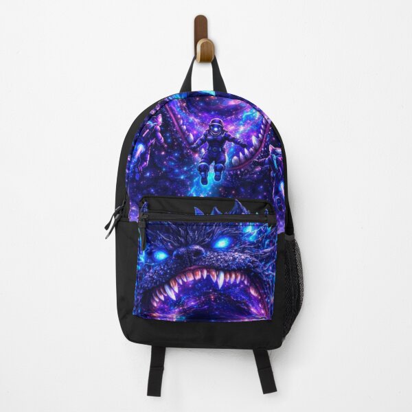 Item preview, Cosmic Neon Monster vs Astronaut designed and sold by Nika Art Studio.