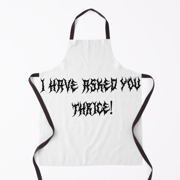 Item preview, I have asked you thrice! heavy font designed and sold by HerrArqan ⭐️⭐️⭐️⭐️.