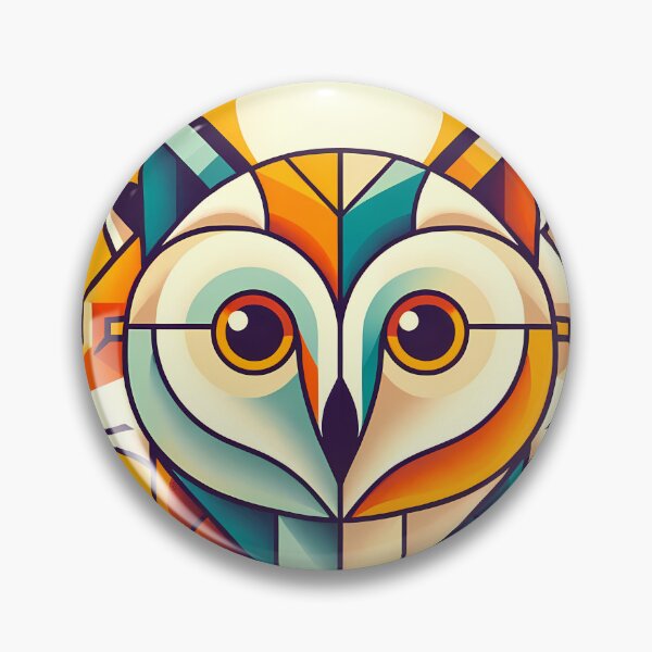 Item preview, Geometric Owl Fox Portrait designed and sold by InkSmithery.