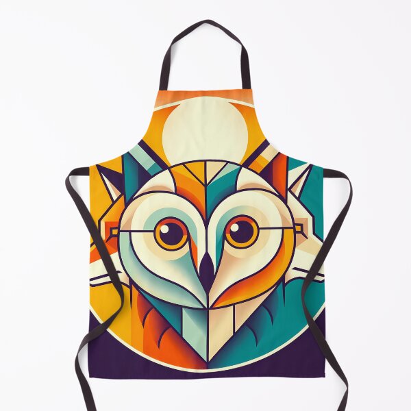 Item preview, Geometric Owl Fox Portrait designed and sold by InkSmithery.