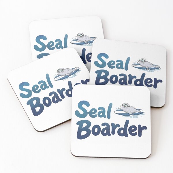 Item preview, Chill Surfing Seal designed and sold by ZAZA design studio.