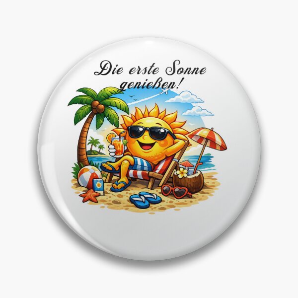 Item preview, Enjoy the sun – Sweet summer feeling design | Fun sun illustration for beach & vacation designed and sold by CoolContent Factory.