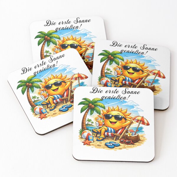 Item preview, Enjoy the sun – Sweet summer feeling design | Fun sun illustration for beach & vacation designed and sold by CoolContent Factory.