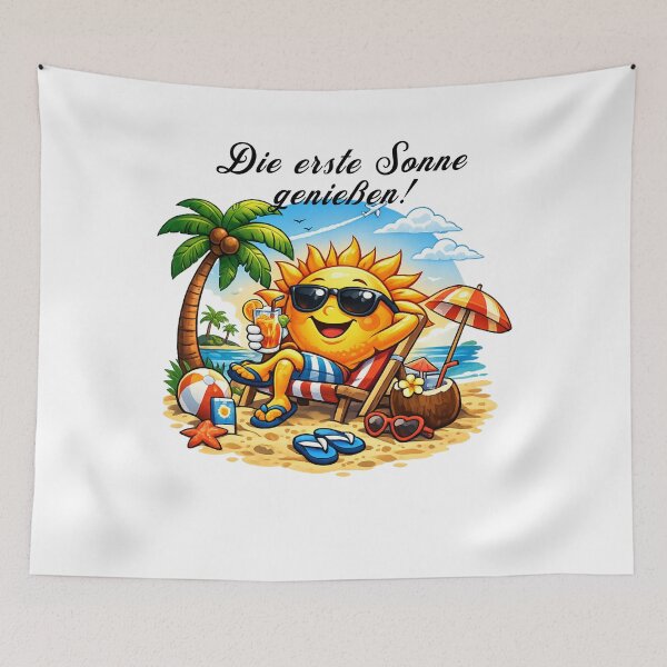 Item preview, Enjoy the sun – Sweet summer feeling design | Fun sun illustration for beach & vacation designed and sold by CoolContent Factory.