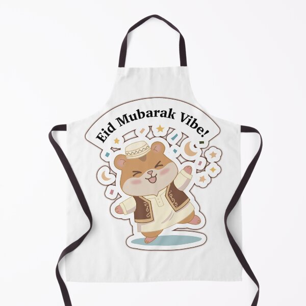 Item preview, Eid Mubarak Hamster Sticker Cute Islamic Cartoon Animal Eid Vibes Kawaii Muslim Gift designed and sold by pn_terest.