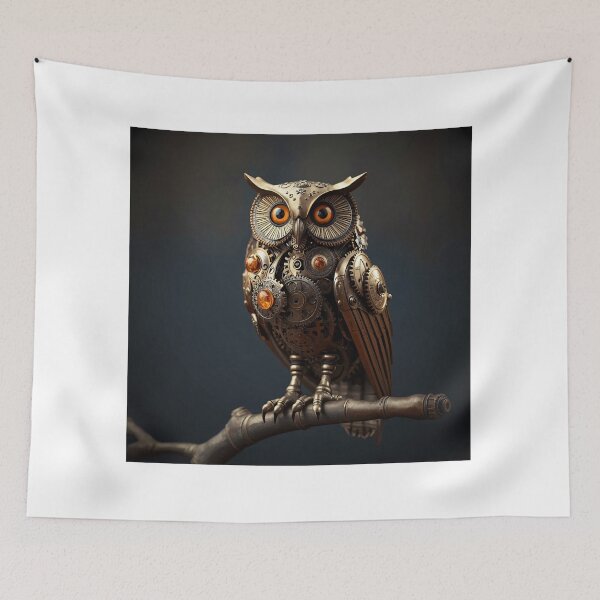 Item preview, Mechanical Owl designed and sold by Zenvy1.