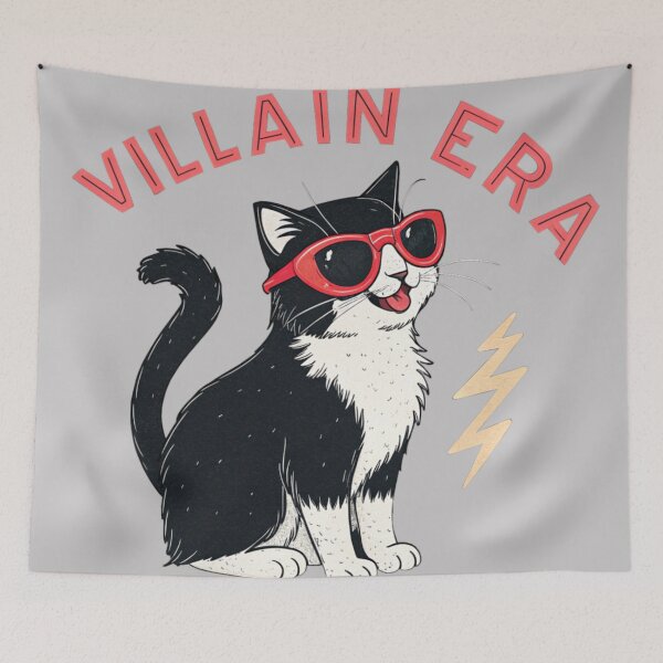 Item preview, Villain Era - Dark Sassy Cat Funny Mood Era Humor Gift designed and sold by Artiviose.