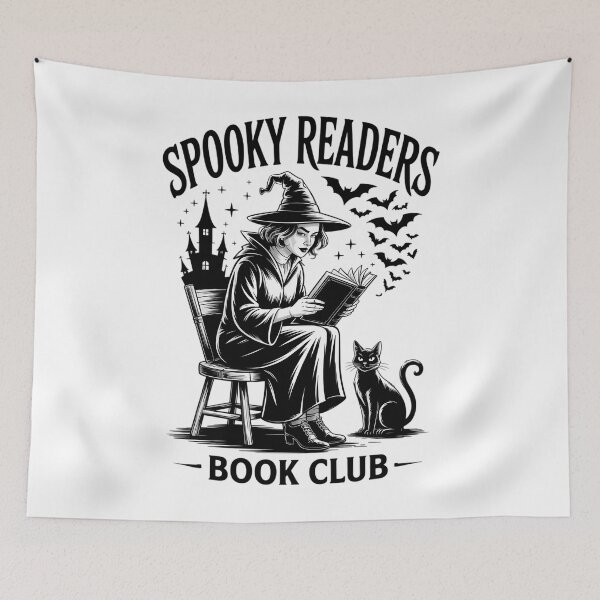 Item preview, Halloween Spooky Season Fall Trendy Halloween SPOOKY READERS BOOK CLUB designed and sold by Moon-Ape.