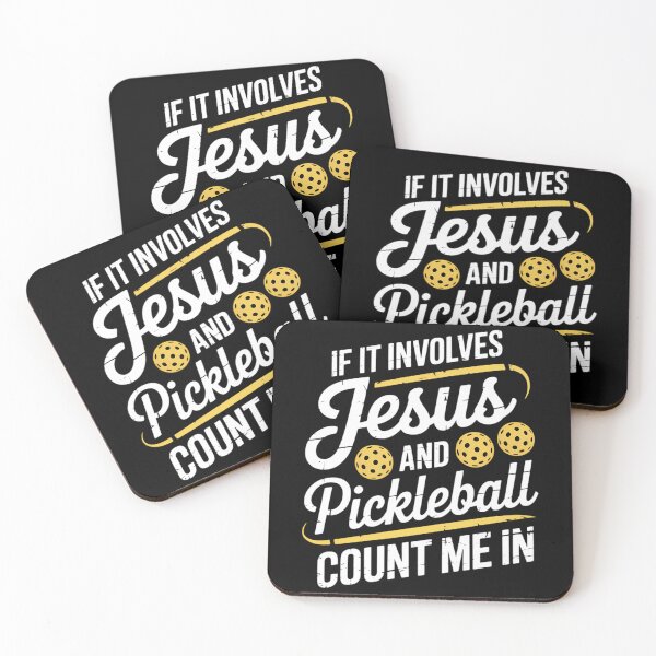 Item preview, Distressed Jesus Pickleball Player Worship Church Graphic designed and sold by Moon-Ape.