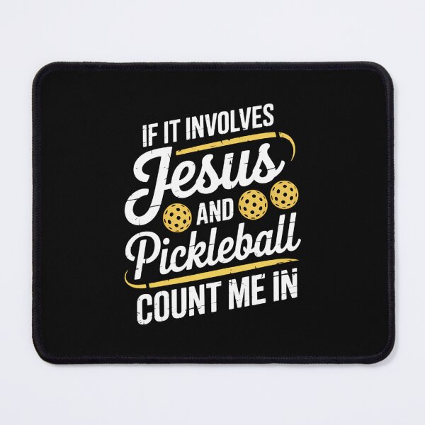 Item preview, Distressed Jesus Pickleball Player Worship Church Graphic designed and sold by Moon-Ape.