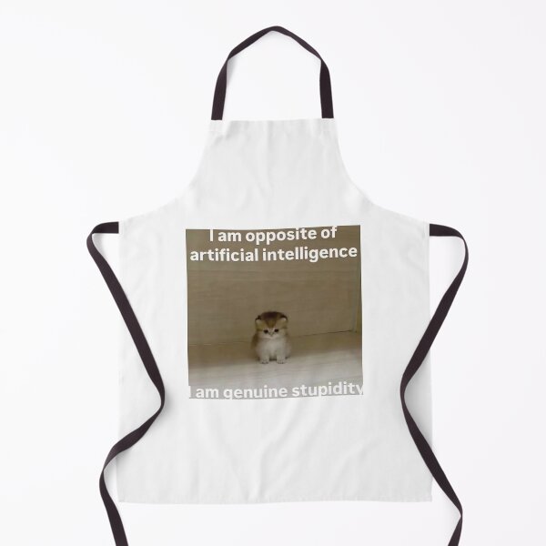 Item preview, I'm the opposite of artificial intelligence, I'm genuine stupidity (Low Res) designed and sold by Fire TheMann.