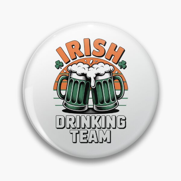 Item preview, Irish Drinking Team Drinking St Patricks Day Beer Irish Flag designed and sold by Moon-Ape.