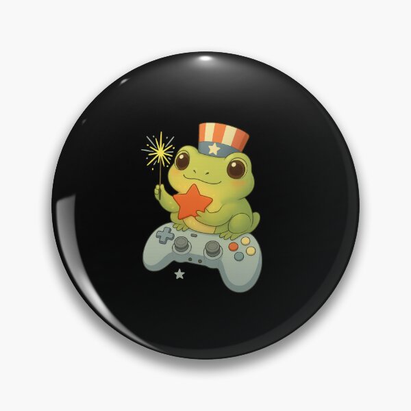 Item preview, Star holding sparkler frog designed and sold by Josie37.