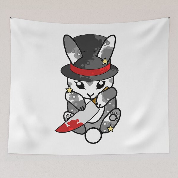 Item preview, Murder Bunny Creepy Cute Anime Graphic designed and sold by dnhysanpz88.