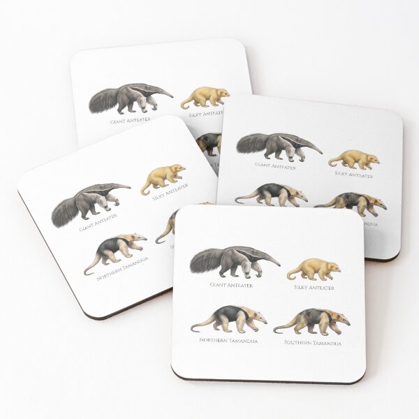 Item preview, Four anteater species designed and sold by ArunDandiboina.