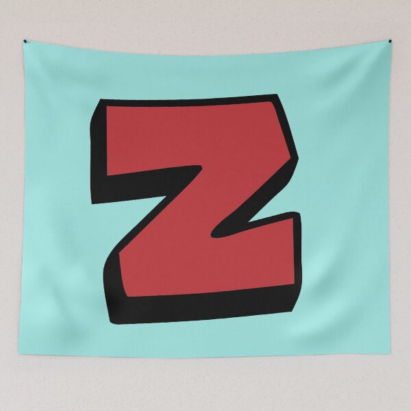 Item preview, Letter Z in Video Game Style – Fun and Colorful Text for Creating Posters designed and sold by charlypicazo.