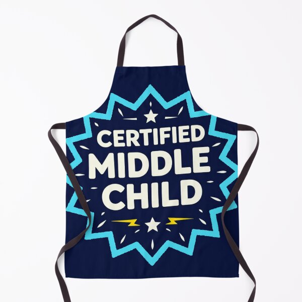 Item preview, Certified Middle Child Funny Family Humor Badge Design designed and sold by AnimalAirtistry.
