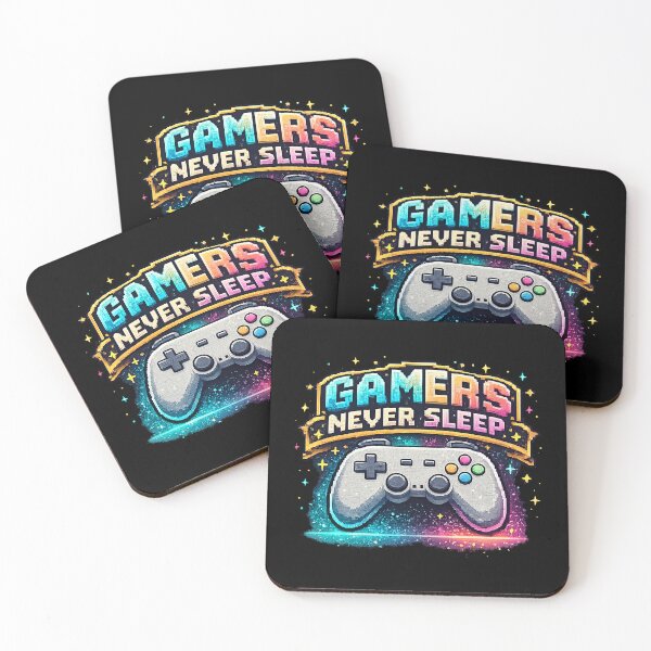Item preview, Gamers Never Sleep Night Vibes designed and sold by AlvelinaCP.
