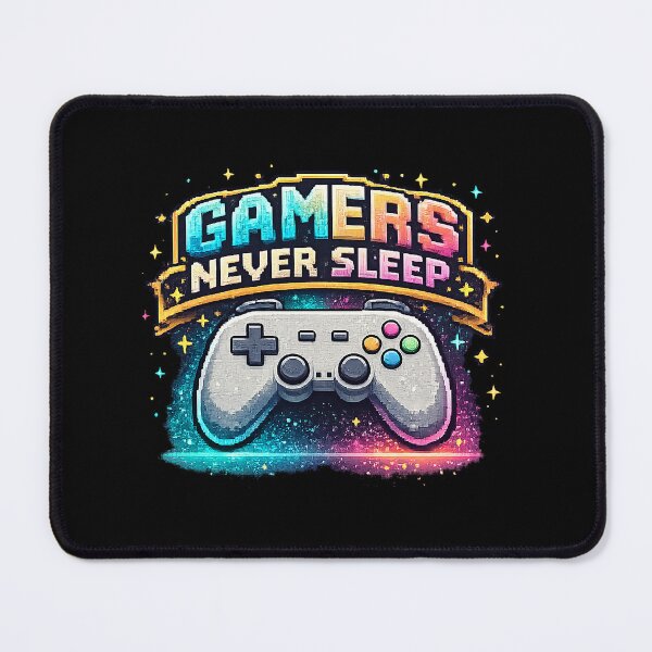Item preview, Gamers Never Sleep Night Vibes designed and sold by AlvelinaCP.