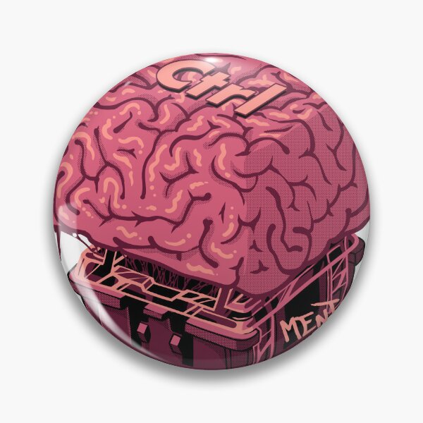 Item preview, CTRL Your Mind – Brain Keycap Streetwear Graphic | Mental Control Design designed and sold by xiir.