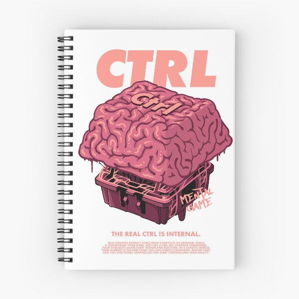 Item preview, CTRL Your Mind – Brain Keycap Streetwear Graphic | Mental Control Design designed and sold by xiir.