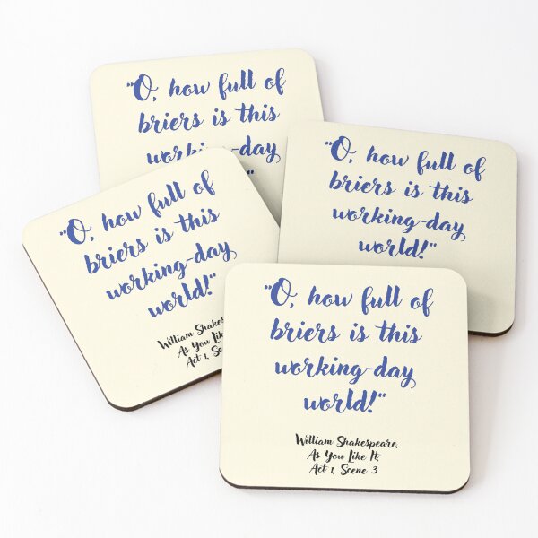 Item preview, Lit Shakespeare Quote from As You Like It designed and sold by CharlottePlaceArt.