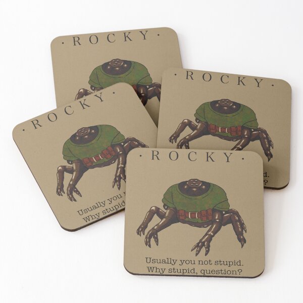 Item preview, Why stupid, question? Rocky Project Hail Mary designed and sold by ellealsopaints.