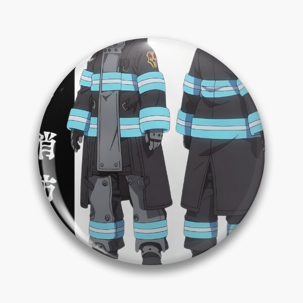 Item preview, Flame Knight Fire Brigade Anime designed and sold by aztra-art.