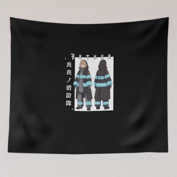 Item preview, Flame Knight Fire Brigade Anime designed and sold by aztra-art.