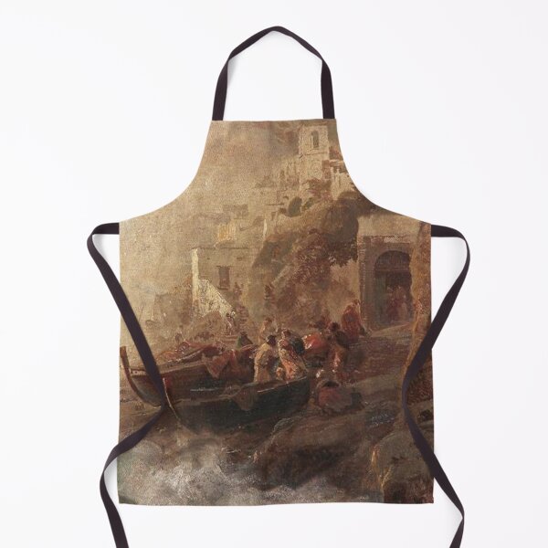 Item preview, Fishermen on the banks of the Amalfi Coast designed and sold by SharonTheFirst.