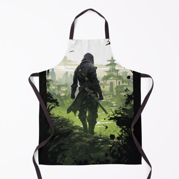 Item preview, “Silent Ninja Path – Lone Warrior in Ancient Lands” designed and sold by PrintsGateWay.