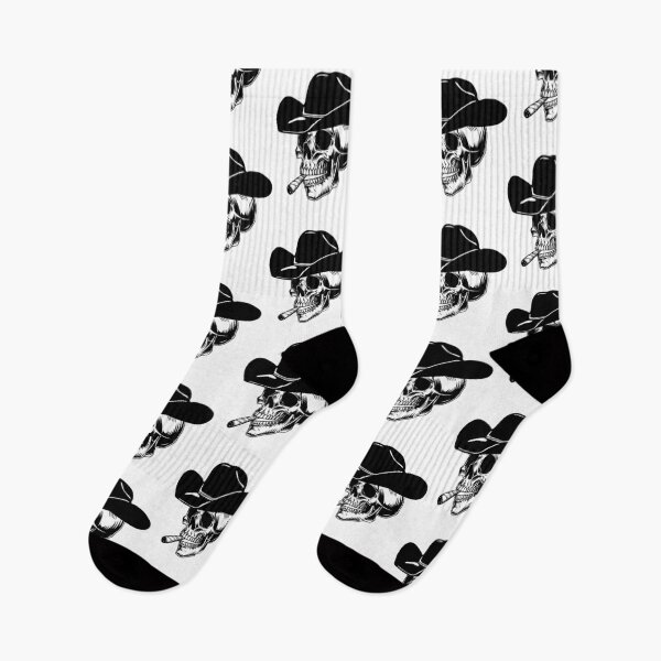 Item preview, Cowboy Skull With Cigar Alt Western Art designed and sold by dnhysanpz88.