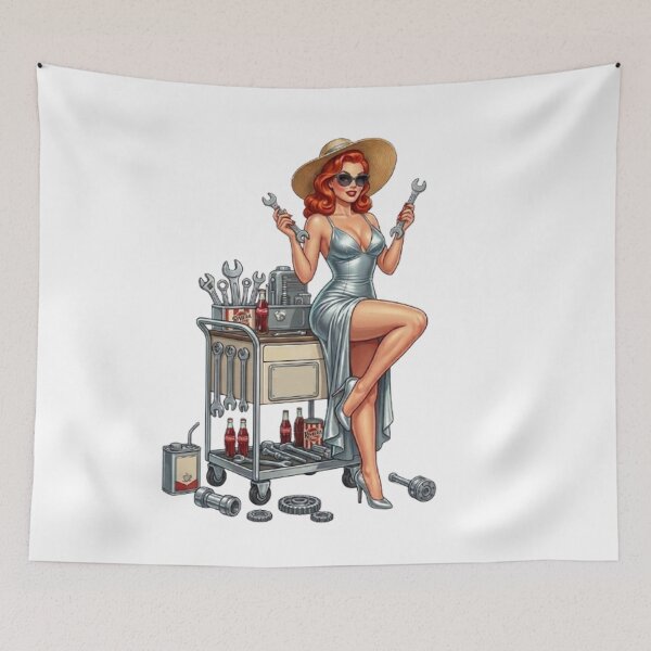 Item preview, "Retro Glamour: Charm and Audacity of Pin-Ups” designed and sold by CHRIST5000.