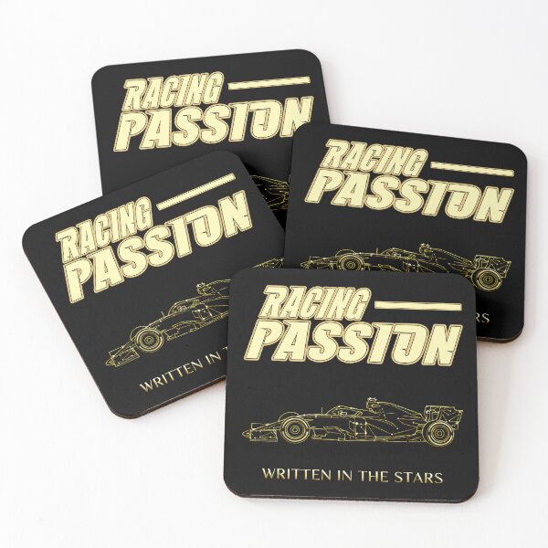 Item preview,  Racing Passion Written In The Stars Formula Racing Gold Car Motorsport Fan single seaters racing is life track days designed and sold by Jt41.
