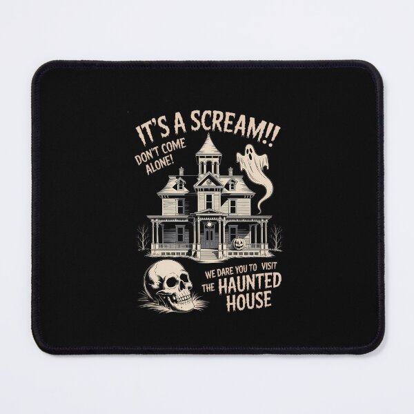 Item preview, It's A Scream Haunted House Halloween Spooky Season Ghost designed and sold by Moon-Ape.