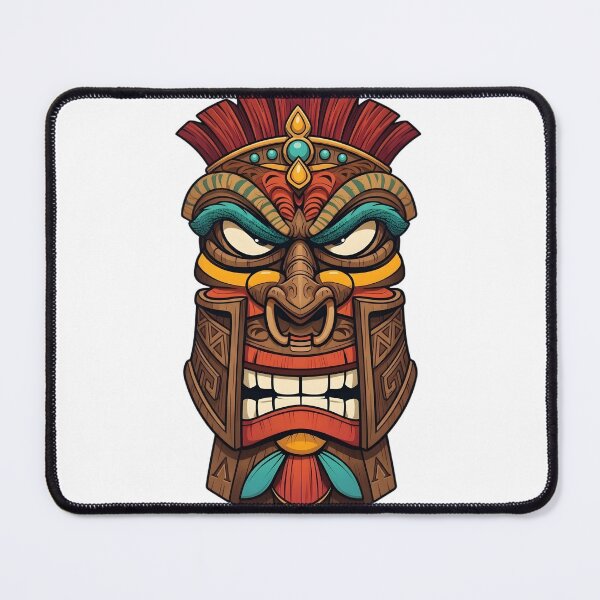 Item preview, Spartan Tiki: The Warrior’s Grin designed and sold by ZayCreates.