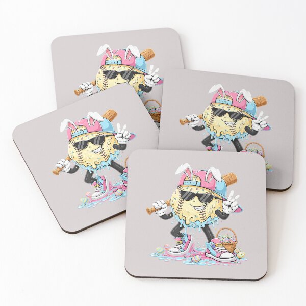 Item preview, Baseball Drip Ice Cream Easter Bunny Cool Boy Easter designed and sold by MabelWells.