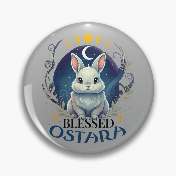 Item preview, Blessed Ostara Pagan Spring Easter Rabbit Happy Ostara designed and sold by GreggRoss.