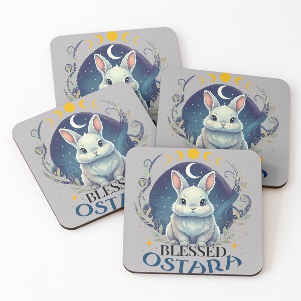Item preview, Blessed Ostara Pagan Spring Easter Rabbit Happy Ostara designed and sold by GreggRoss.