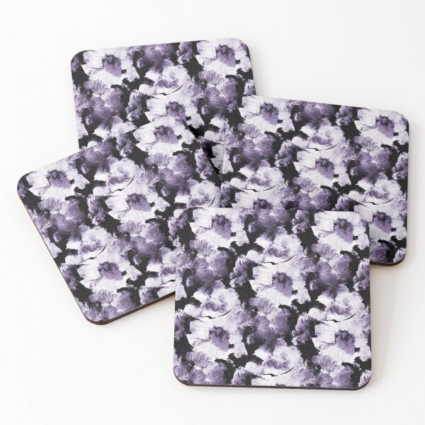 Item preview, Painterly Purple Floral Abstract Pattern designed and sold by Artistestella.