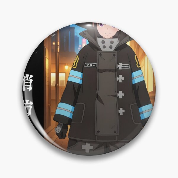 Item preview, Flame Guardian Fire Brigade Anime designed and sold by aztra-art.