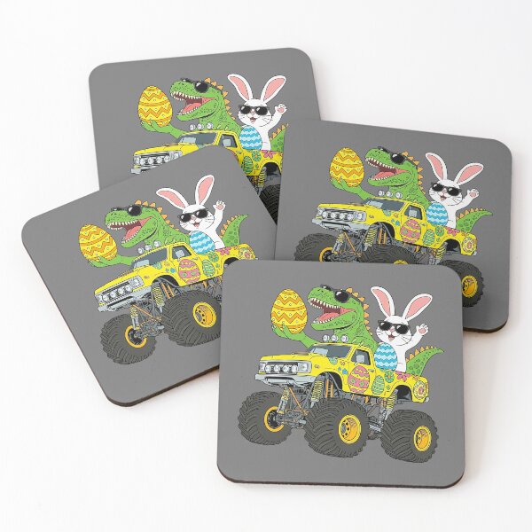 Item preview, Bunny Dino T-rex Monster Truck Funny Easter Shirts Boys Kids designed and sold by KristineLi.