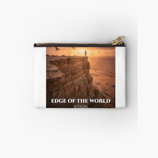 Item preview, Edge of the World Riyadh Saudi Arabia Desert Sunset Wall Art Print designed and sold by GoldenVerseArt.