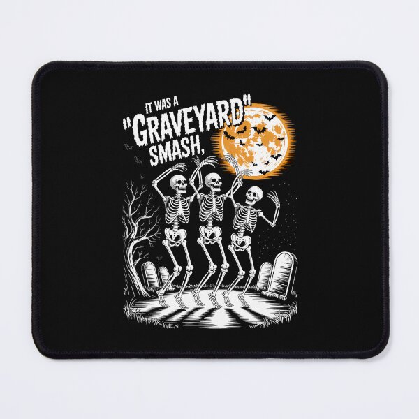 Item preview, It Was A Graveyard Smash Skeleton Spooky Season Halloween designed and sold by VENOM0RIOT.
