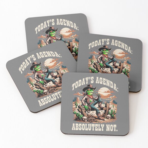 Item preview, lazy western frog - kawaii animal - chibi frog - desert cowboy - cartoon frog - frog t-shirt - cute western - funny western - ranch humor - cowboy aesthetic - adorable frog - animal cowboy  designed and sold by JansenGS.