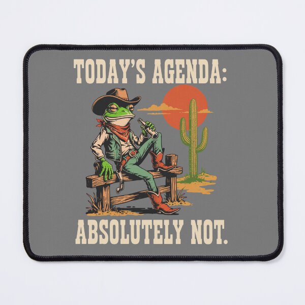 Item preview, lazy western frog - frog cowboy - kawaii frog - cute frog - funny frog - western frog - cowboy frog - sleepy frog - lazy frog - frog lover - cute cowboy - wild west humor - western humor designed and sold by JansenGS.