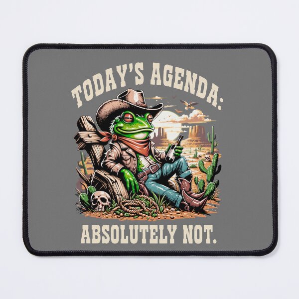 Item preview, lazy western frog - kawaii animal - chibi frog - desert cowboy - cartoon frog - frog t-shirt - cute western - funny western - ranch humor - cowboy aesthetic - adorable frog - animal cowboy designed and sold by JansenGS.