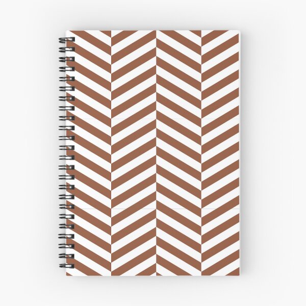 Item preview, White And Copper Herringbone Pattern designed and sold by pattern-archive.