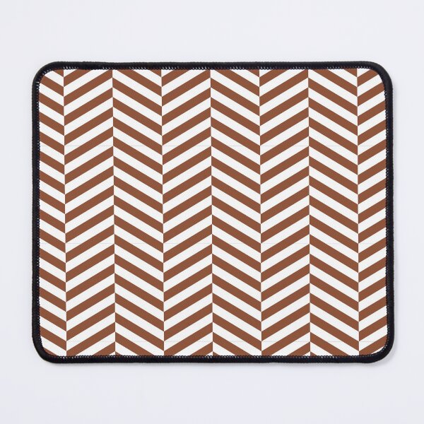 Item preview, White And Copper Herringbone Pattern designed and sold by pattern-archive.
